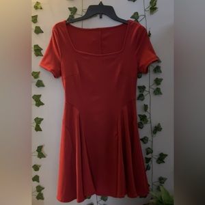 red dress